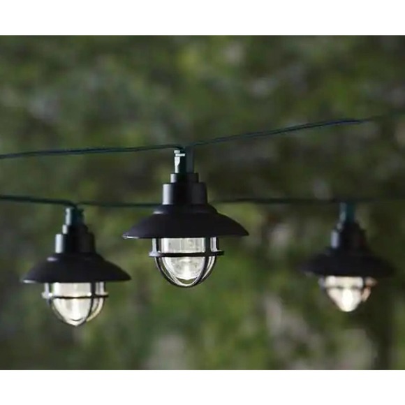 (3 Sets) 20-Light Solar Black Integrated LED Nautical String Lights, 19.25 Ft. - Picture 4 of 6